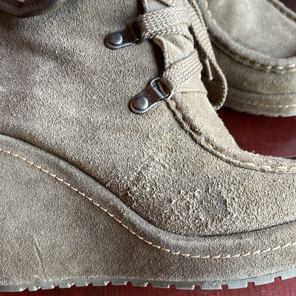 Rocket Dog Suede Booties Wedge Heel 8-1/2 - Picture 12 of 14